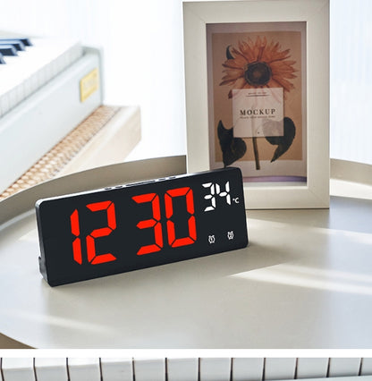 Creative Multi-functional Electronic Clock Simple Large Screen Clock Multi-group Alarm