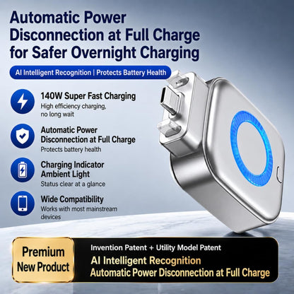 Auto Eject Charging Separator Type-C Charger