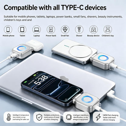 Auto Eject Charging Separator Type-C Charger