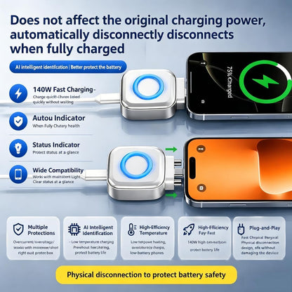 Auto Eject Charging Separator Type-C Charger