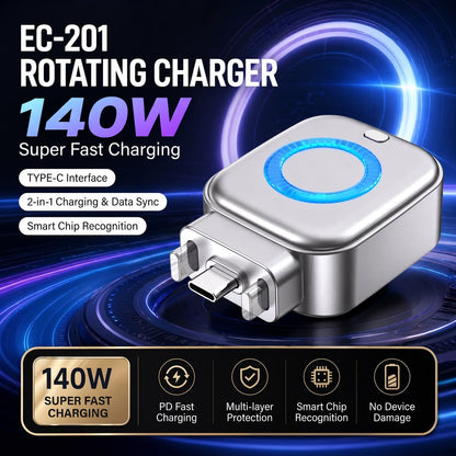 Auto Eject Charging Separator Type-C Charger