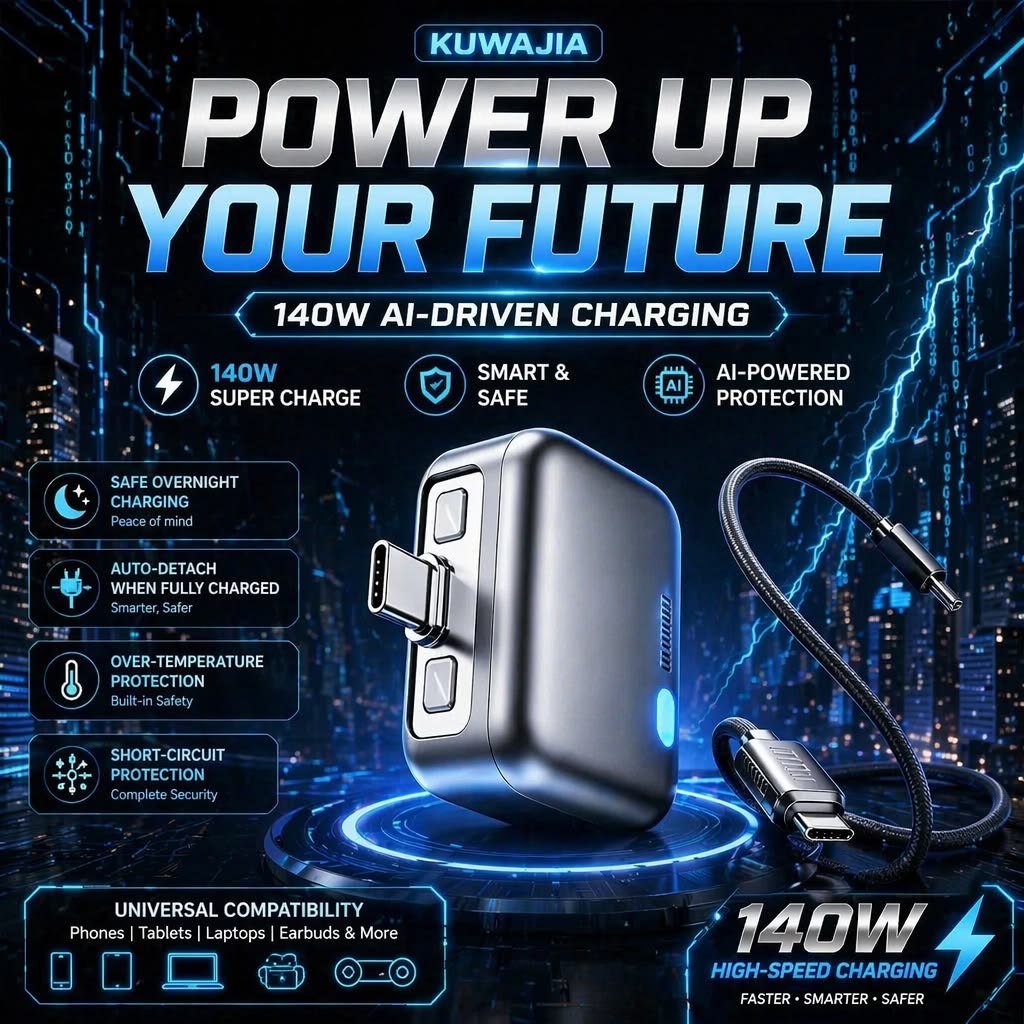 Auto Eject Charging Separator Type-C Charger